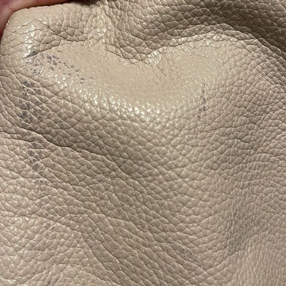 Coach Shoulder Bag Leather Purse Stone Pebbled Leather - Picture 8 of 8